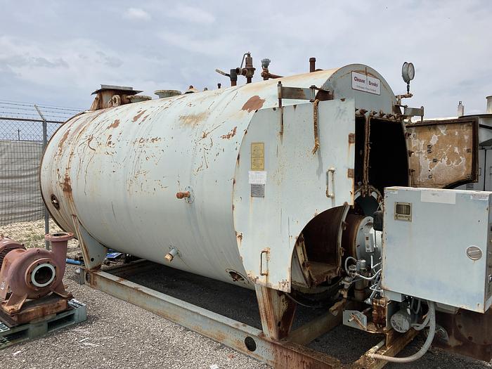 Used Used Cleaver Brooks CB Packaged firetube HW Boiler. Model CB/200250125