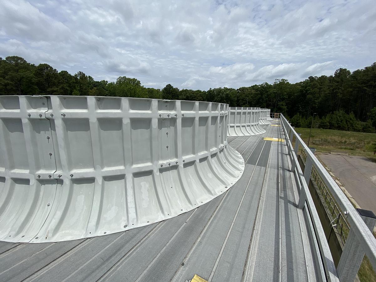 Unused EvapTech approximately 10,000 ton cooling tower
