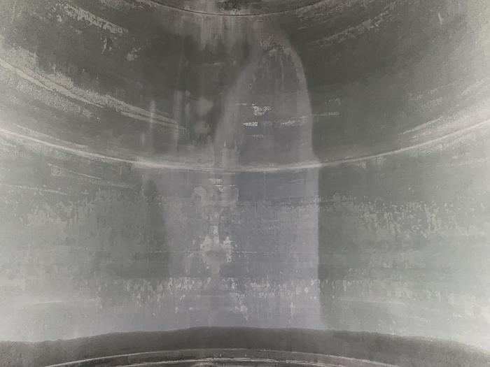 Used Used Gaston County approximately 8000 gallon 304 stainless steel vertical tank