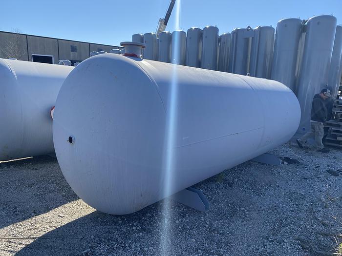 Used Unused Samuel Pressure Group 3000 gallon horizontal carbon steel pressure tank