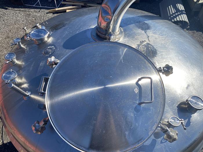 Used Used Cherry Burrell approximately 700 gallon batch processor