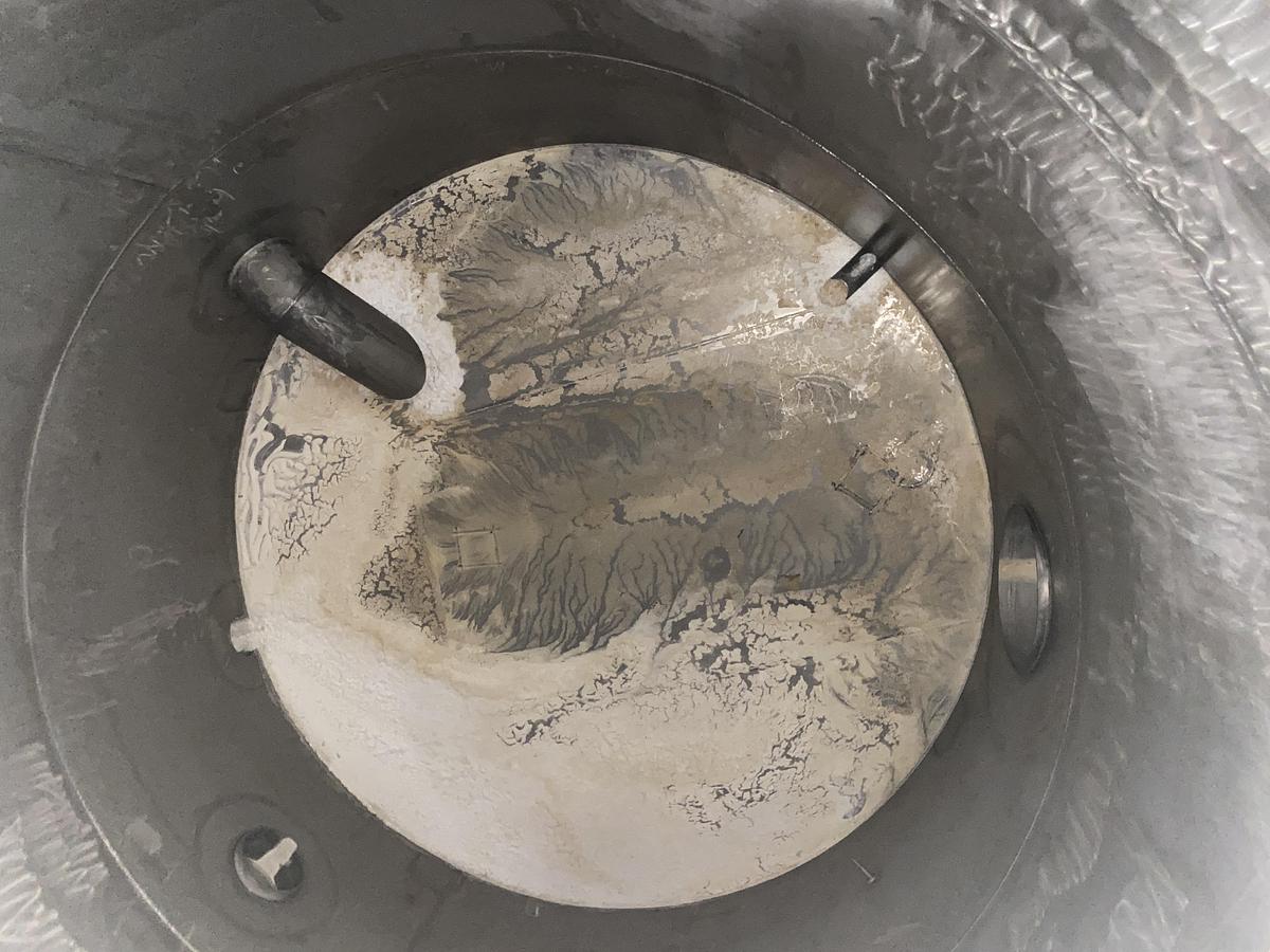 Used Used Erected Steel Products 11,400 gallon 316L stainless steel vertical tank