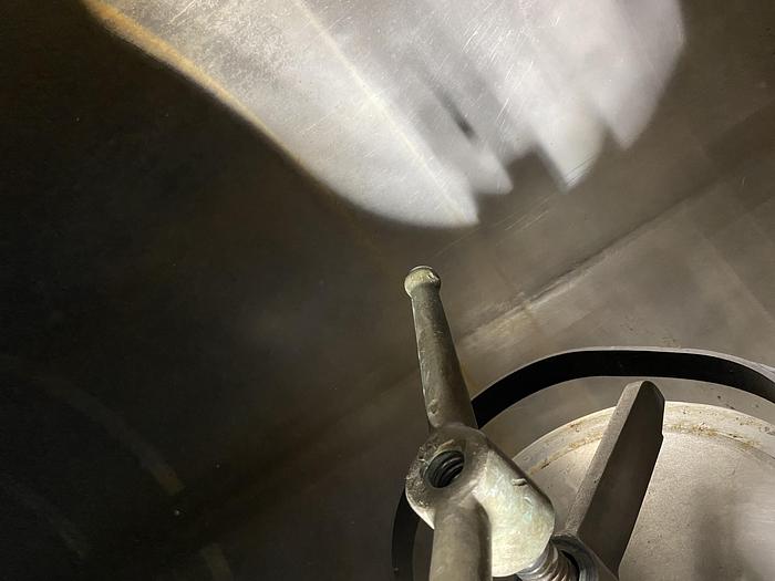 Used Used approximately 300 gallon stainless steel vertical tank