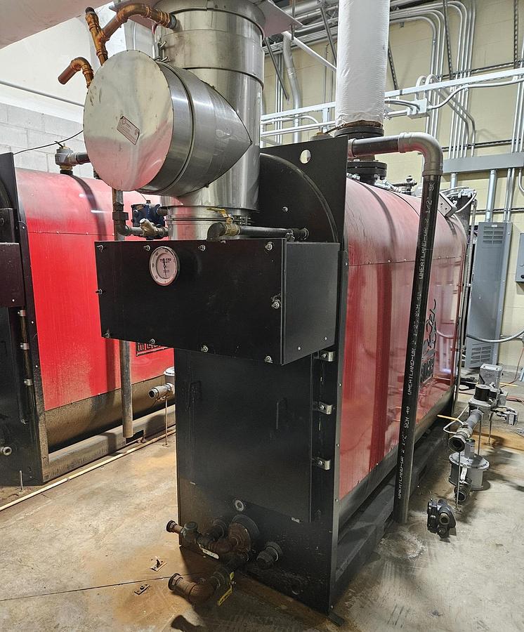 Used Used Aldrich Heat-Pak Model A3S5-85-G/A3S5R-C-85-G 85HP low pressure, hot water boilers