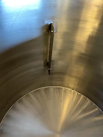Used Used 315 gallon 304 stainless steel vertical jacketed mix tank