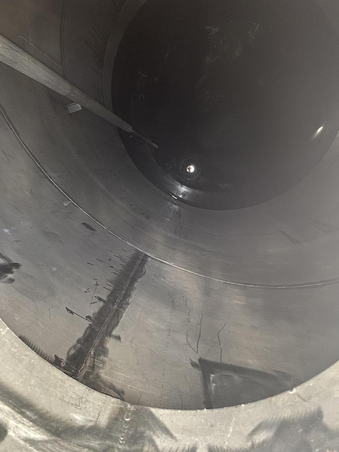 Used Used Industrial Air Inc. approximately 10,000 gallon stainless steel storage tank