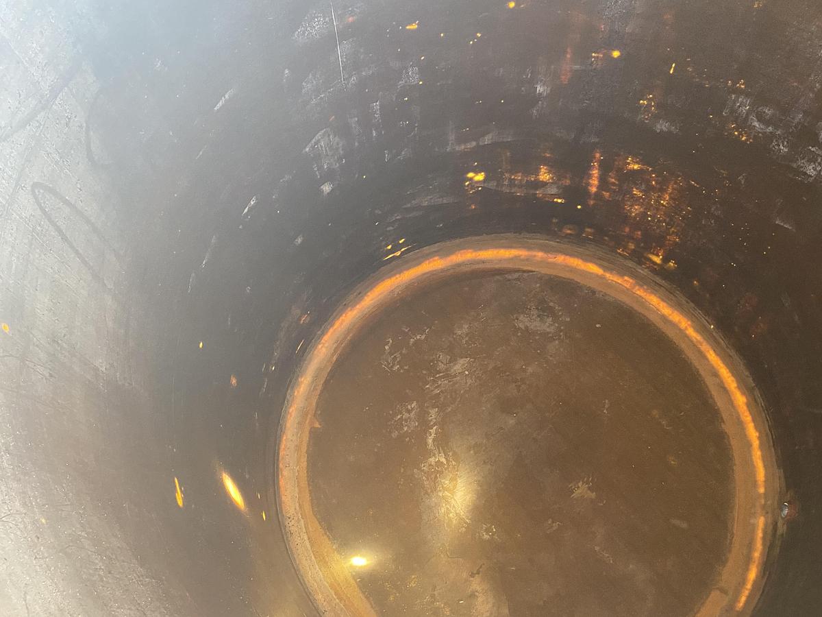 Used Used approximately 4,000 gallon vertical fiberglass storage tank.