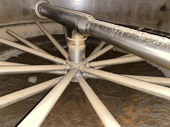 Used Used Culligan approximately 2,500 gallon stainless steel media tank