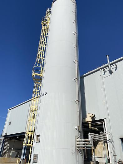 Used Used Columbian TecTank 8,020 cubic foot carbon steel vertical silo.