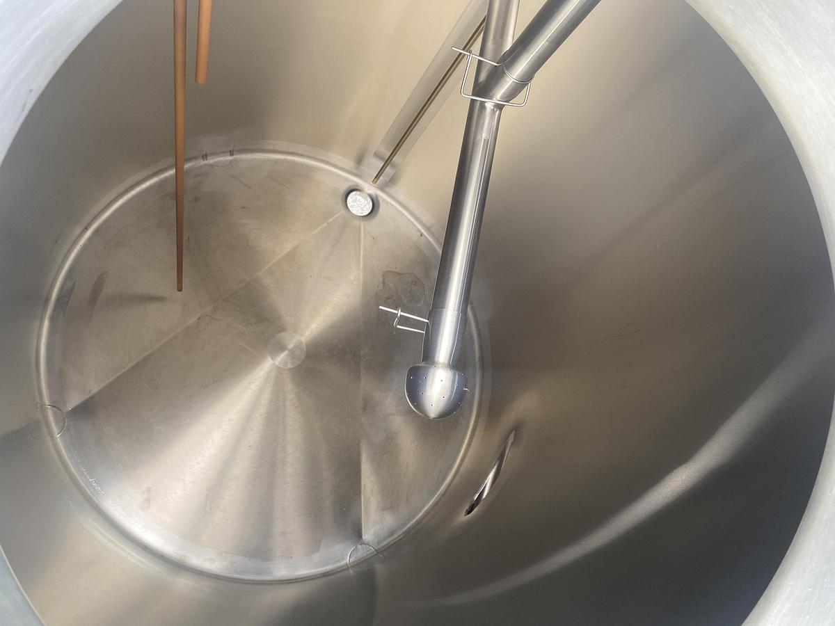 Used Used approximately 300 gallon sanitary process skid.