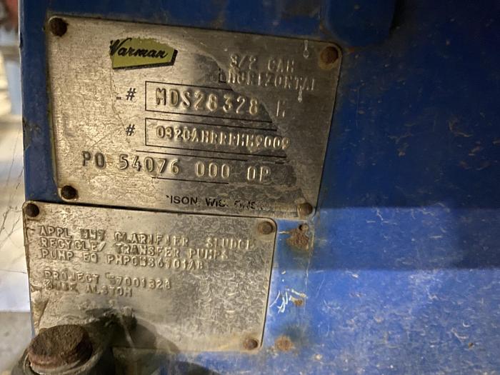 Used Used Weir Warman Model 032CAHRRRHH9009 3X2 CAH Slurry Pump