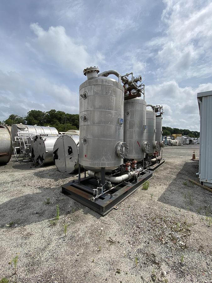 Used Used Industrial Piping Gas Dryer Skid