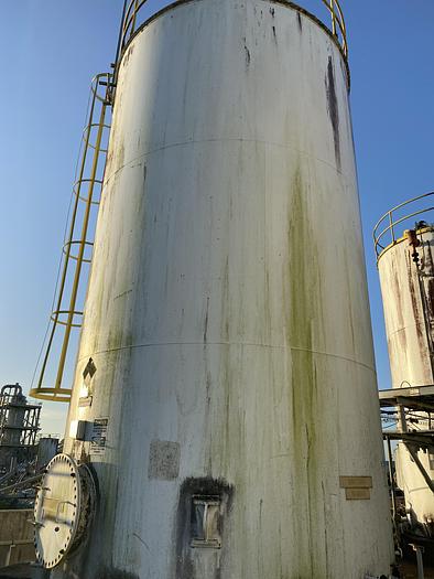 Used Used Advanced Vessel & Alloy approximately 23,800 gallon carbon steel vertical storage tank