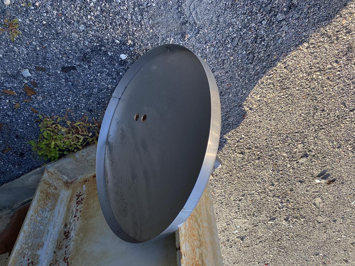 Used Capital City Iron Works 12,000 gallon 304 stainless steel horizontal tank