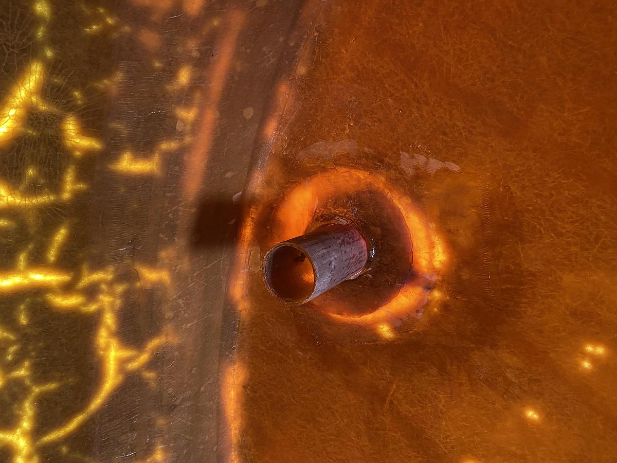 Used Used Owens Corning 5600  gallon fiberglass vertical storage tank