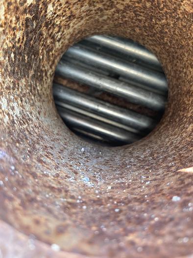 Used Unused Ambassador Heat Transfer approximately 395 sq. ft. 2205 Duplex stainless steel shell and tube heat exchanger
