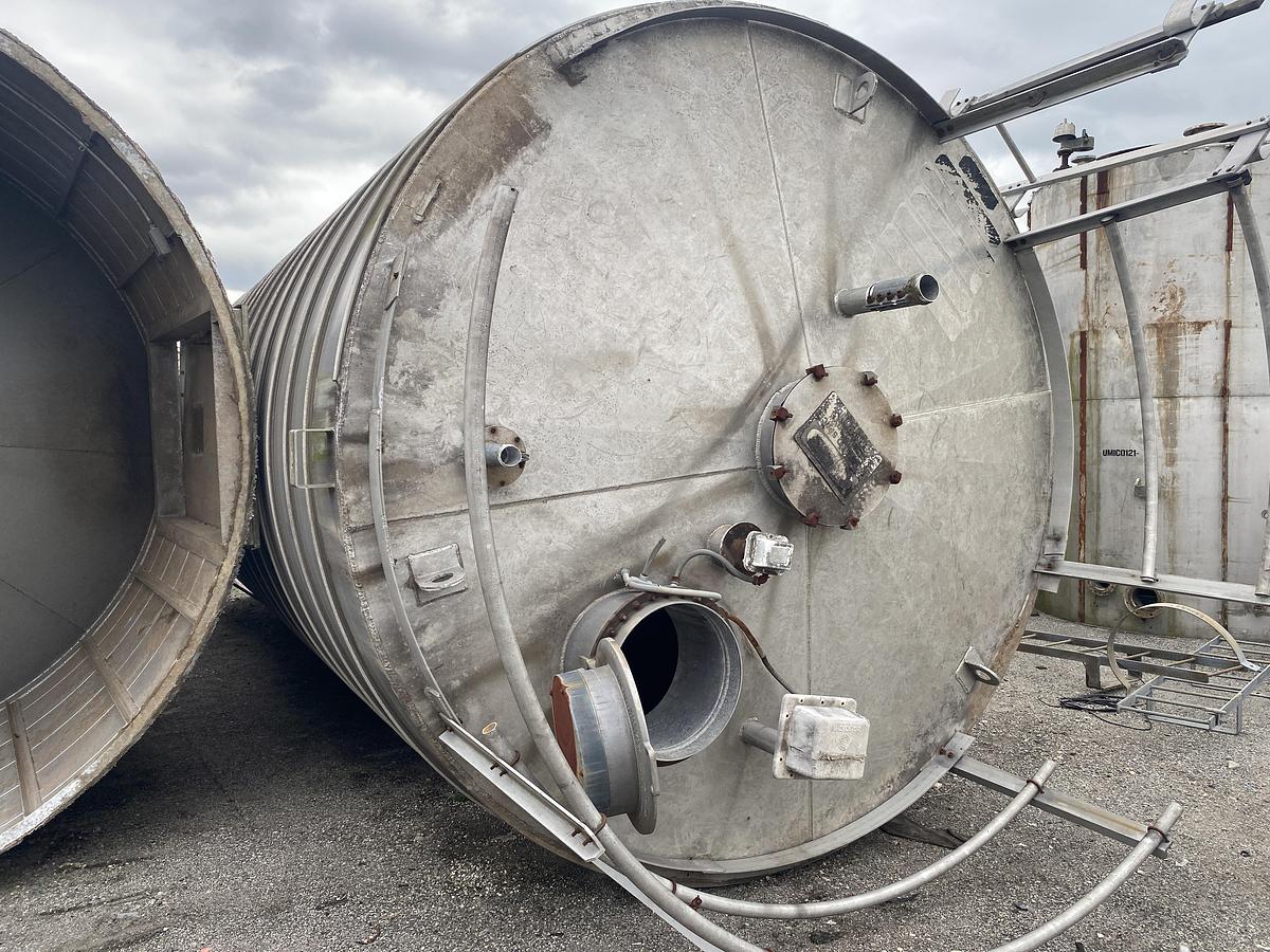 Used Used Conair Inc. 1873 cu ft Spiral Aluminum vertical bulk material silo