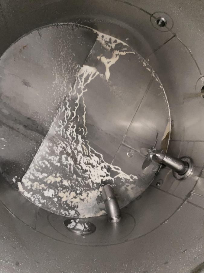 Used Used Erected Steel Products 14,000 gallon 316L stainless steel vertical tank