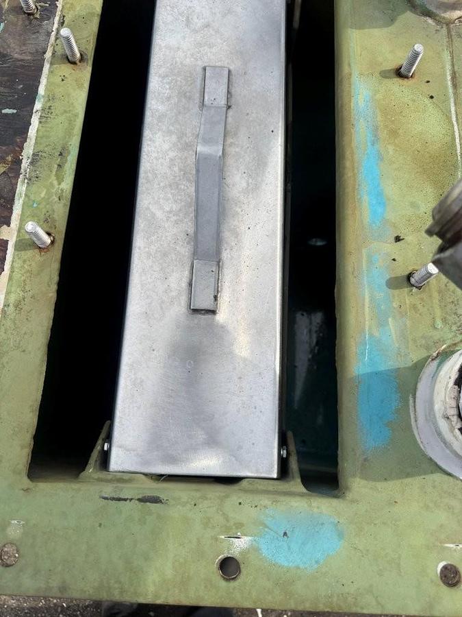 Used Used Highland Tank approximately 300 gallon rectangular carbon steel oil/water separator tank