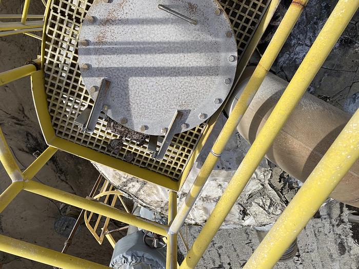 Used Used Armor Metalworks approximately 10,500 gallon 304L stainless steel vertical tank