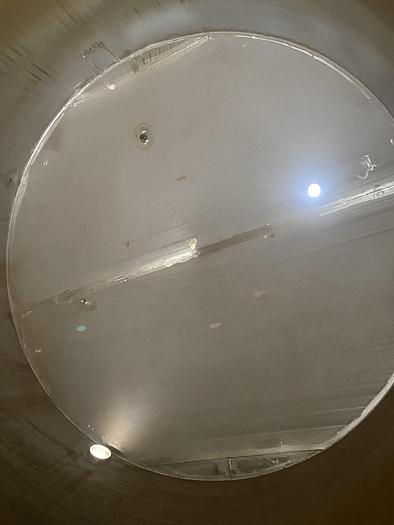 Used Used Wolfe Mechanical approximately 10,000 gallon 304L stainless steel vertical tank