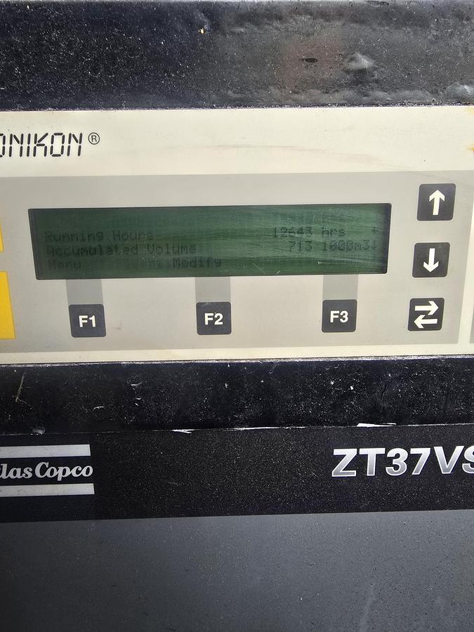 Used Used Atlas Copco Type ZT 37 VSD oil free air compressor