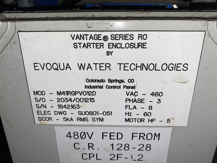 Used Used Vantage Series RO by Evoqua Water Technologies