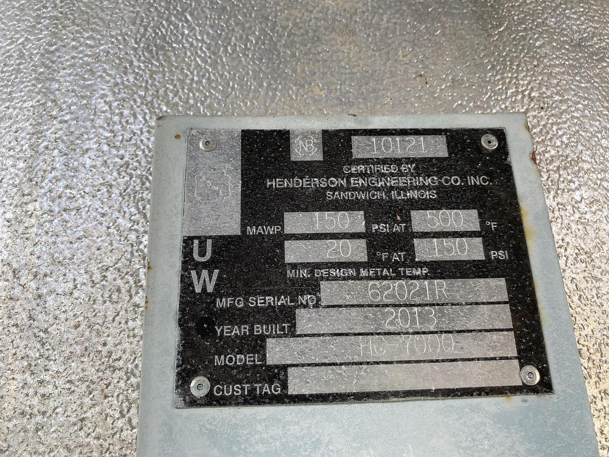 Used Used Sahara-PAK Heat of Compression Regenerative air dryer skid.