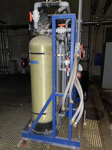 Used Used Sand Filter skid consisting of (3) Composite Pent Air P/N CH30948 filter housings