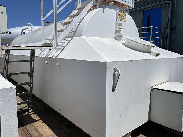 Used Used Hamilton Tanks 10,000 gallon horizontal carbon steel self-contained storage tank