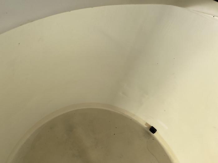 Used Used approximately 2100 gallon vertical poly tank