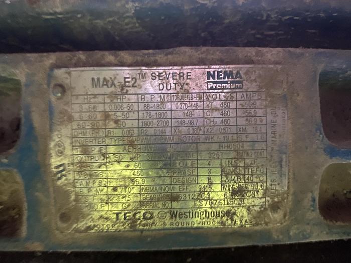 Used Used Weir Warman Model 3/2CCAH 3 X 2 AH Slurry Pump