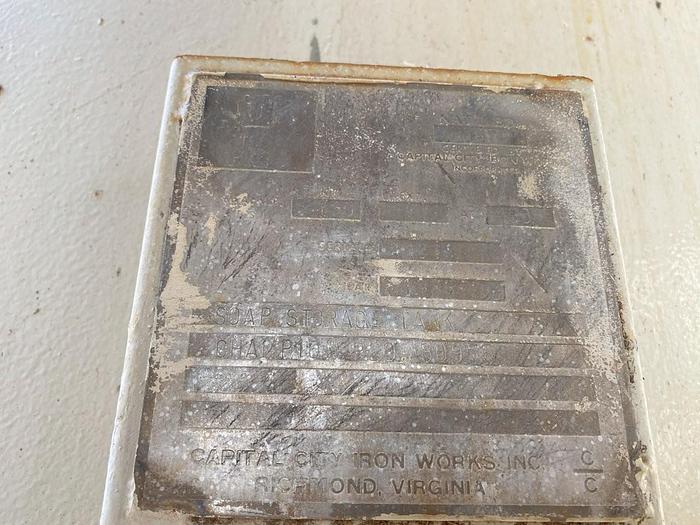 Used Used Capital City Iron works approximately 8500 gallon carbon steel pressure tank