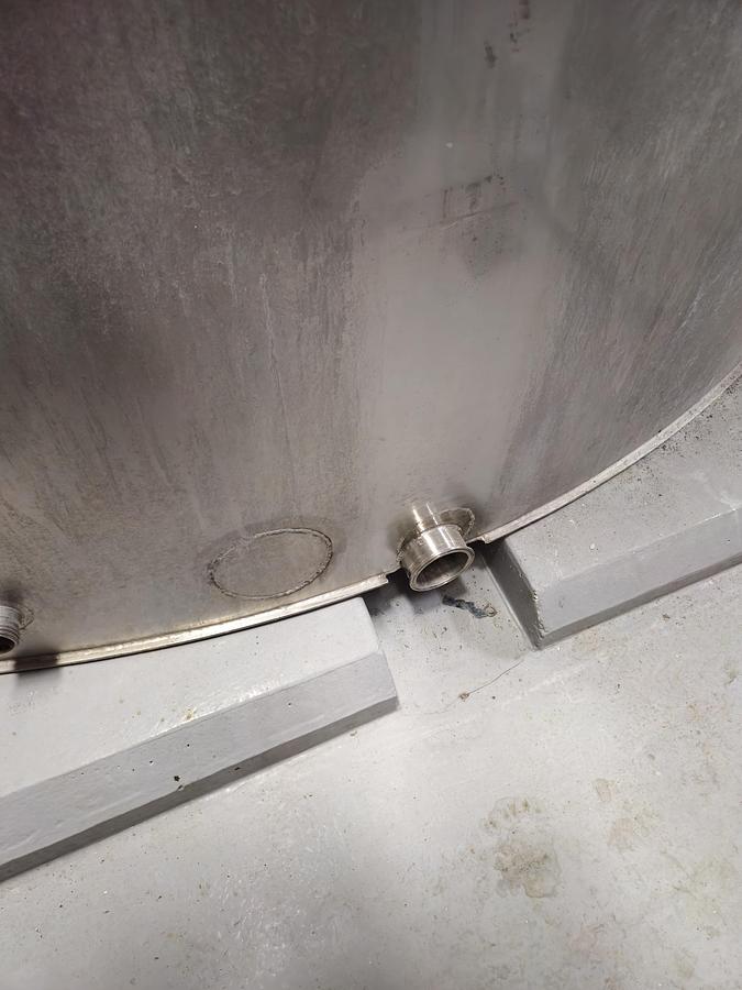 Used Used JBF Stainless 10,380 gallon 304 stainless steel sanitary vertical storage tanks
