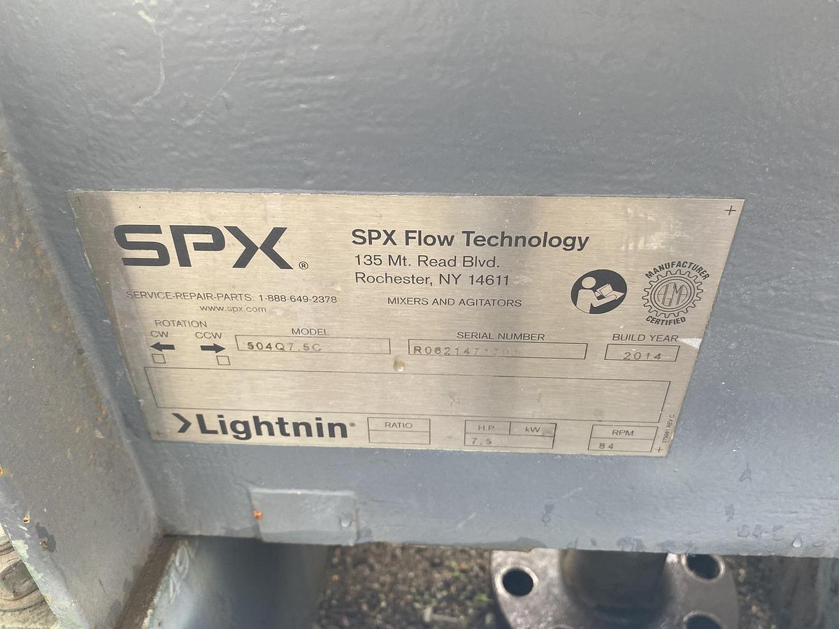 Used Used Lightnin Right-Angle Drive (CW). Model 504Q7.5C