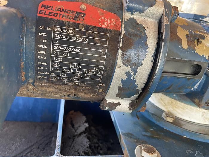 Used Used Beckart Environmental Inc. 2800 gallon vertical fiberglass mix tank