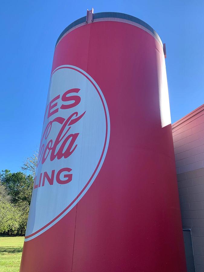 Used Used Cherry Burrell 15,000 gallon Stainless Steel Silo.