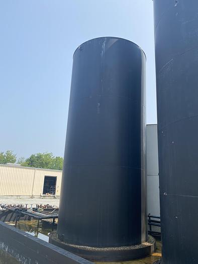 Used Used approximately 15,000 gallon carbon steel vertical storage tank
