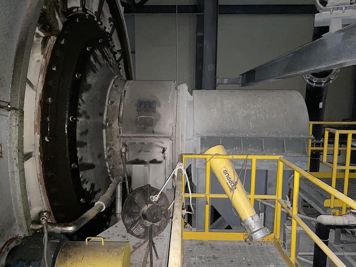 Used Used FFE Minerals single compartment tube mill wet grinding ball mill