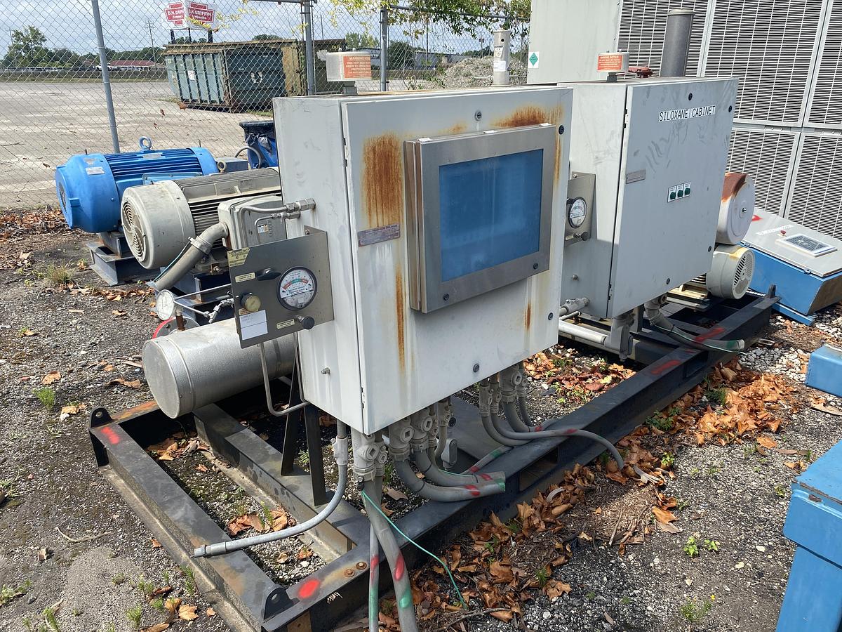 Used Used heater skid for regenerating dryer beds