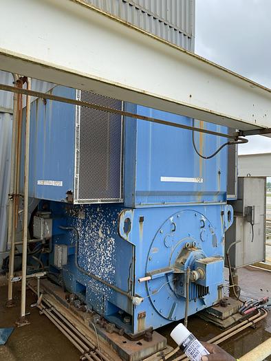 Used Used Hitachi 3400 HP 3-Phase Induction Motor,