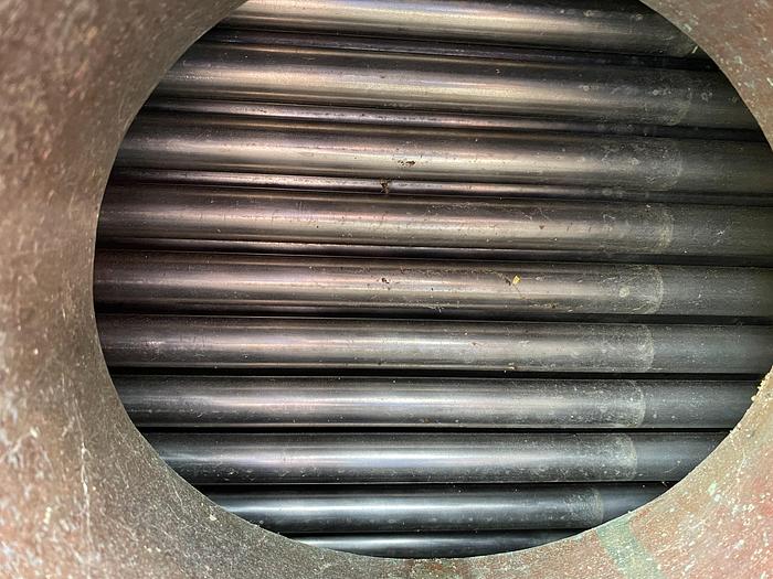 Used Used Reconditioned Southern Heat Exchanger Corporation 850 sq ft.  vertical Copper Nickel/Duplex Stainless Steel shell and tube heat exchanger