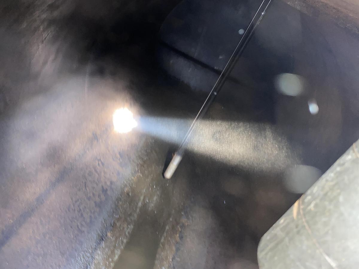 Used Used Alabama Tank approximately 10,000 gallon carbon steel double-walled horizontal storage tank.