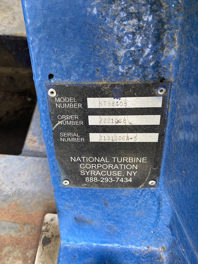 Used Used HSI Model NT88408 11-stage centrifugal gas blower
