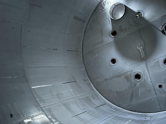 Used Used Bendel approximately 26,500 gallon 304 stainless steel vertical storage tank