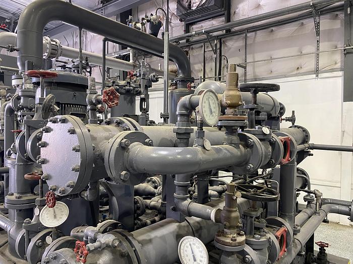 Used Used Basco Inc.  Approximately 95 sq. ft. carbon steel shell and tube heat exchanger