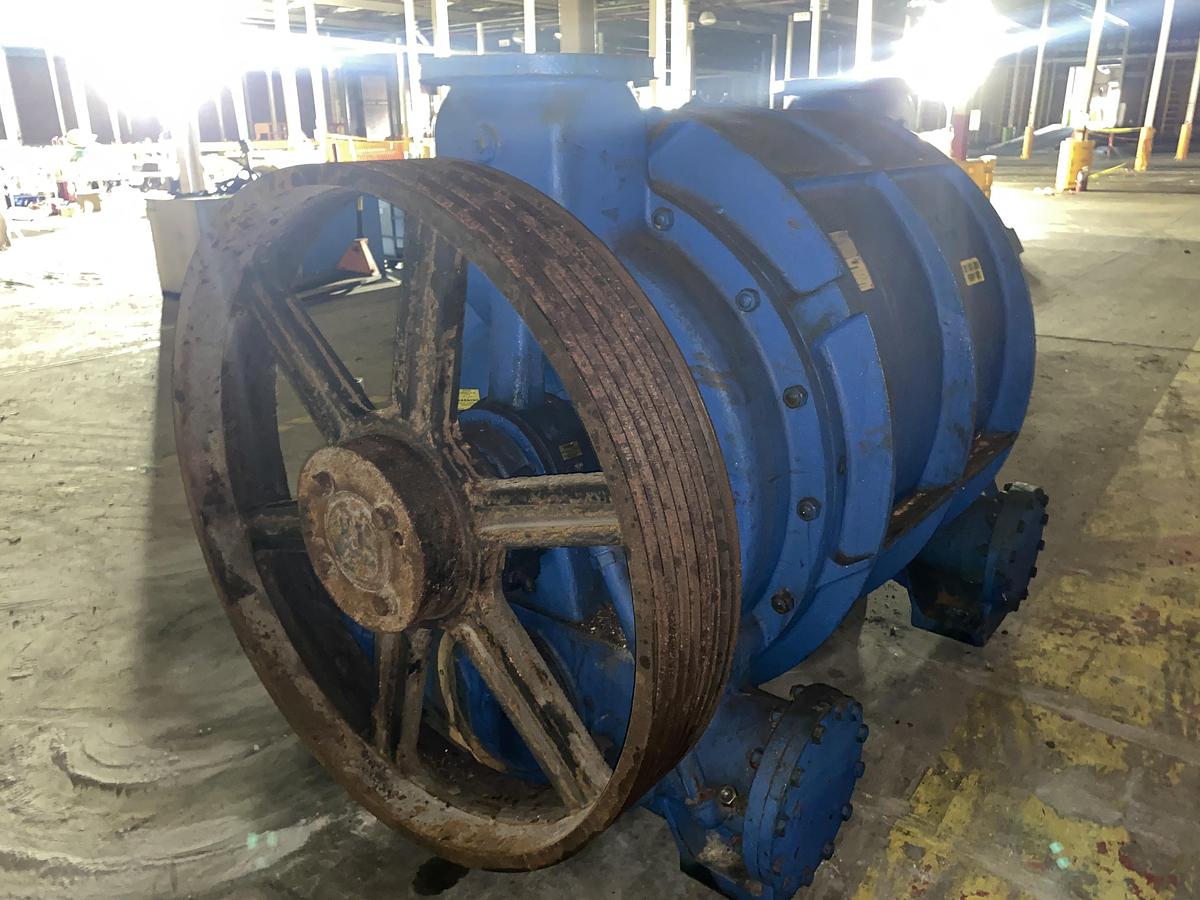 Used Used Remanufactured Nash Model CL-6002 cast iron single stage liquid ring vacuum pump