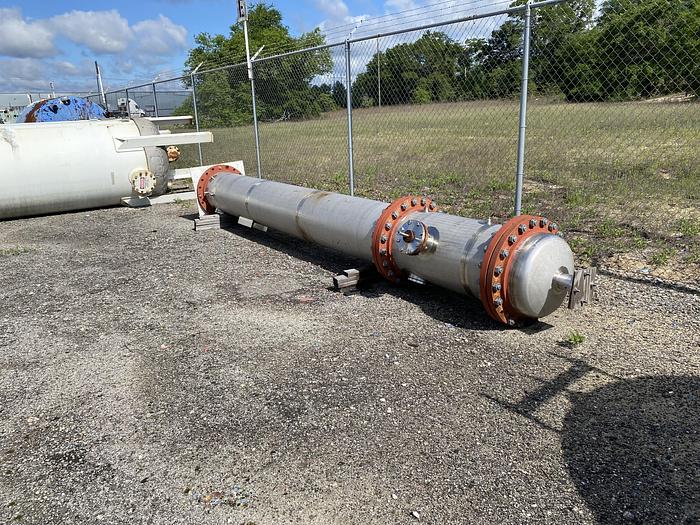 Used Unused Crown Iron Works 304L SS vertical packed column