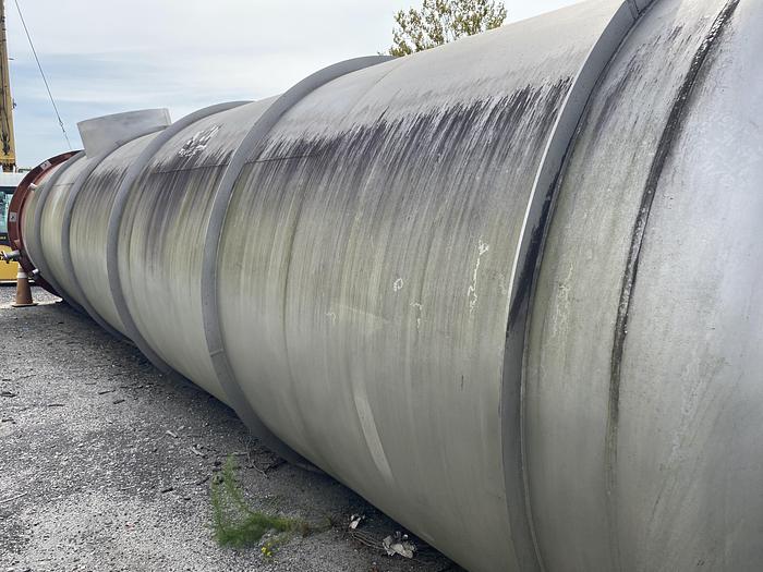 Used Offenhauser Co. 14,455 gallon vertical 304 stainless steel scrubber