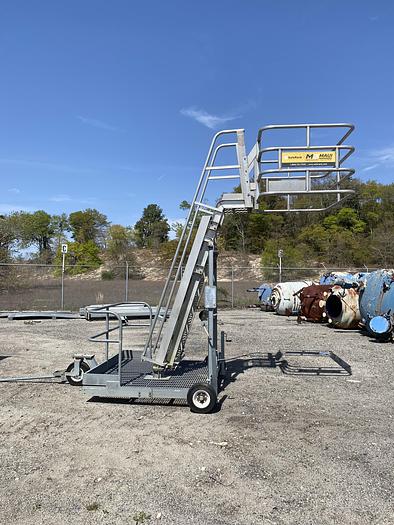 Used Used M3MAUI Saferack mobile safety platform for safely accessing railcars and tankers